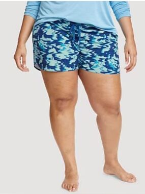 Eddie Bauer Women’s Departure Shorts Glacier NWT Size 3XL